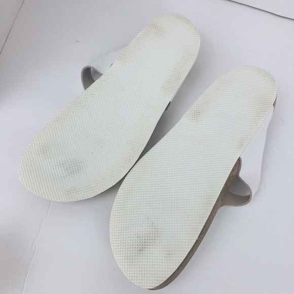 Pedro Iniesta White 7.5 Flip Flop Boho Sandal - Picture 8 of 8